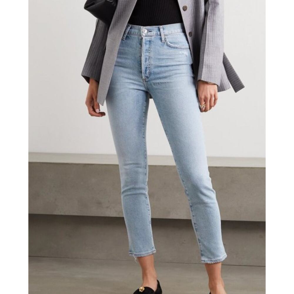 CITIZENS OF HUMANITY Olivia High Rise Slim Jeans in Imagine Size 26